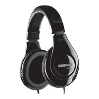 Shure SRH240 Handbuch
