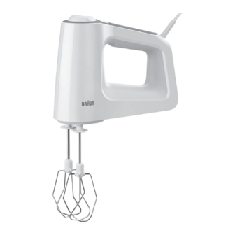 Braun MultiMix 3 Serie Bedienungsanleitung