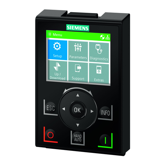 Siemens SINAMICS IOP-2 Betriebsanleitung