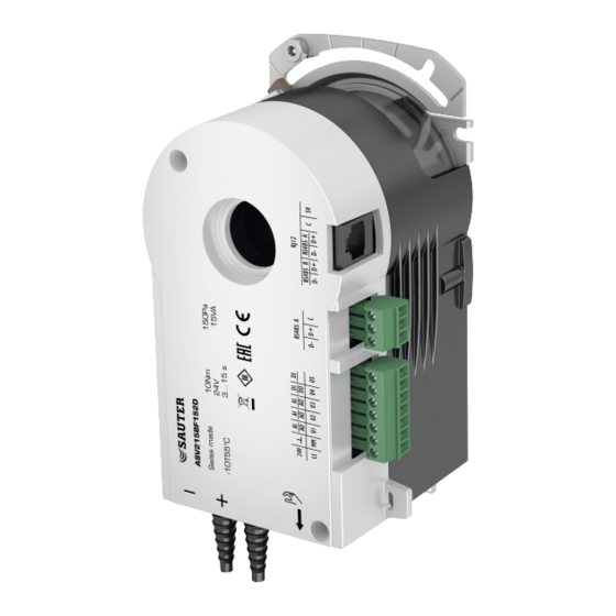 Sauter CASE VAV Technisches Handbuch