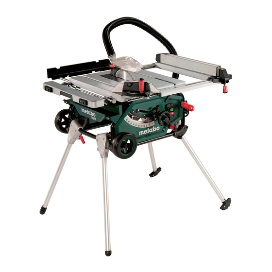 Metabo TS 216 Originalbetriebsanleitung