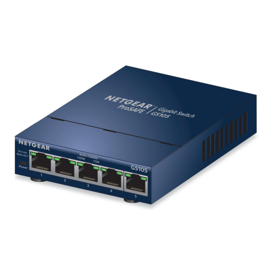 NETGEAR GS105v5 Installationsanleitung