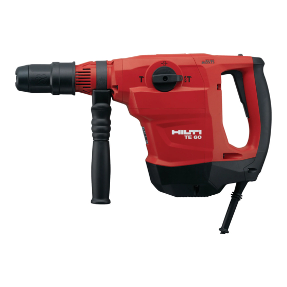Hilti TE 60-AVR Bedienungsanleitung