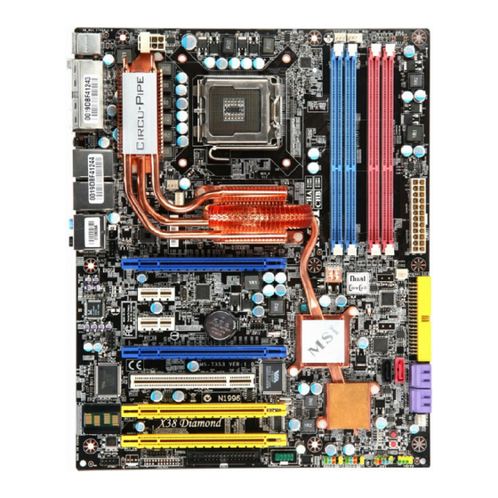 MSI X38 Diamond Serie Bedienungsanleitung