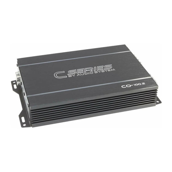 Audio System C0-100.2 Bedienungsanleitung