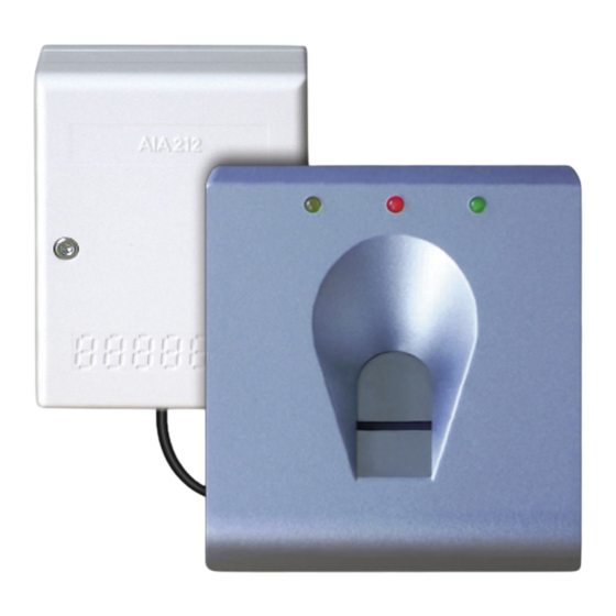 idencom BioKey Gate Montageanleitung Und Bedienungsanleitung
