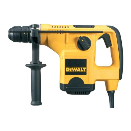 DeWalt D25404 Bersetzt Von Den Originalanweisungen