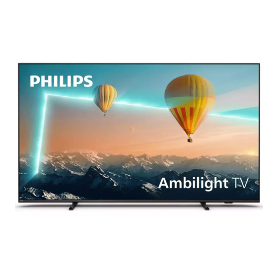 Philips 8007 Serie Benutzerhandbuch