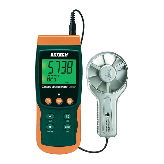 Extech Instruments SDL300 Bedienungsanleitung
