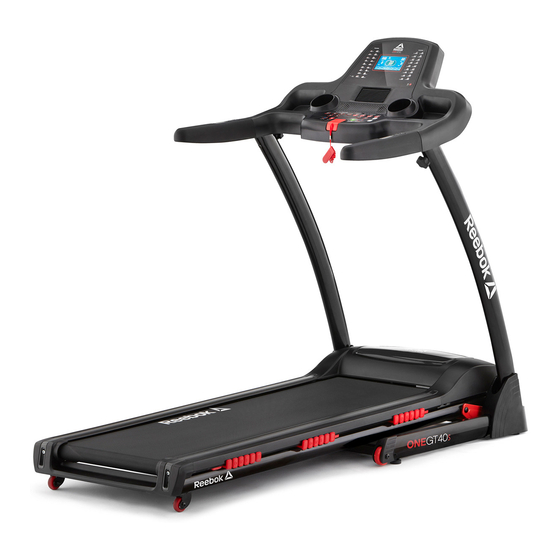 Reebok ONEGT40S Bedienungsanleitung