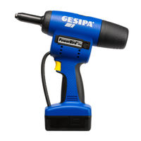 Gesipa PowerBird Pro Gold Edition Betriebsanleitung Mit Ersatzteilliste