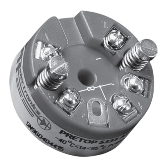 PR electronics 5333 Bedienungsanleitung