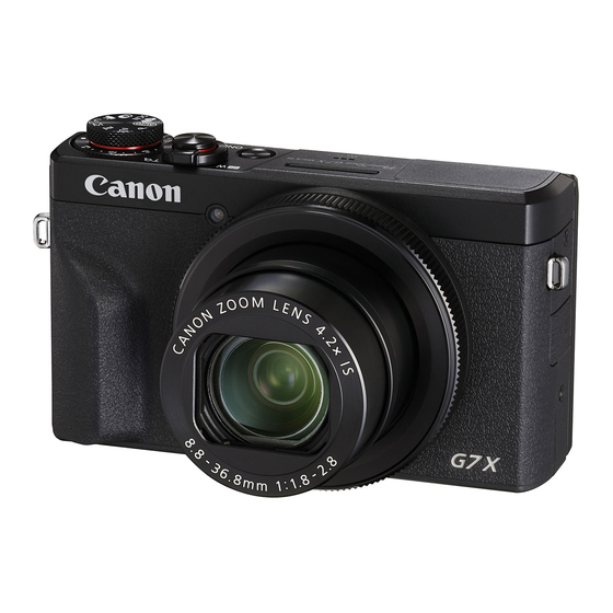 Canon PowerShot G7X Benutzerhandbuch