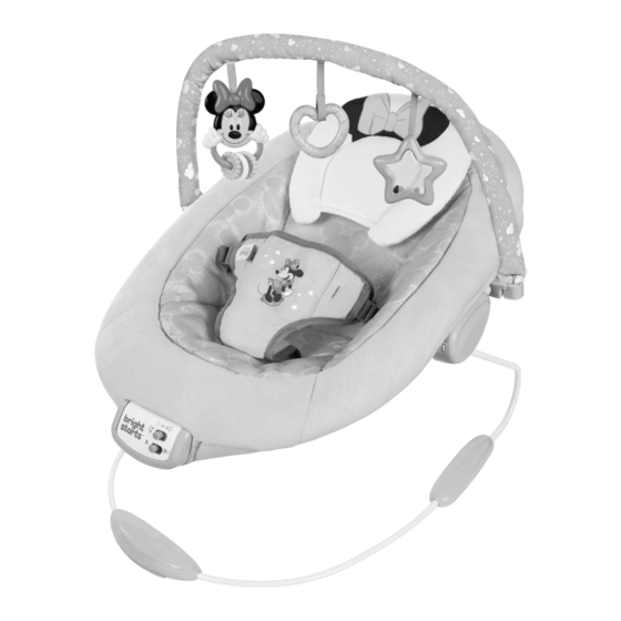 Kids II bright starts Disney baby MINNIE MOUSE Rosy Skies Comfy Bouncer Bedienungsanleitung