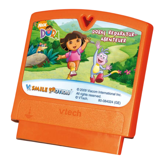 VTech Doras Reparatur Abenteuer Bedienungsanleitung
