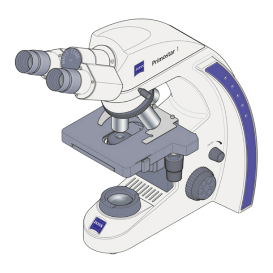 Zeiss Primostar 1 Betriebsanleitung
