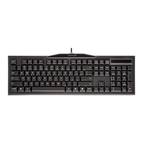 Cherry MX-BOARD 2.0 Bedienungsanleitung
