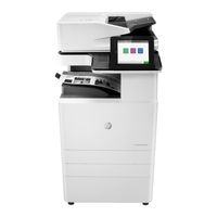 HP Color LaserJet Managed MFP E87660 Vor-Ort-Installationsanleitung