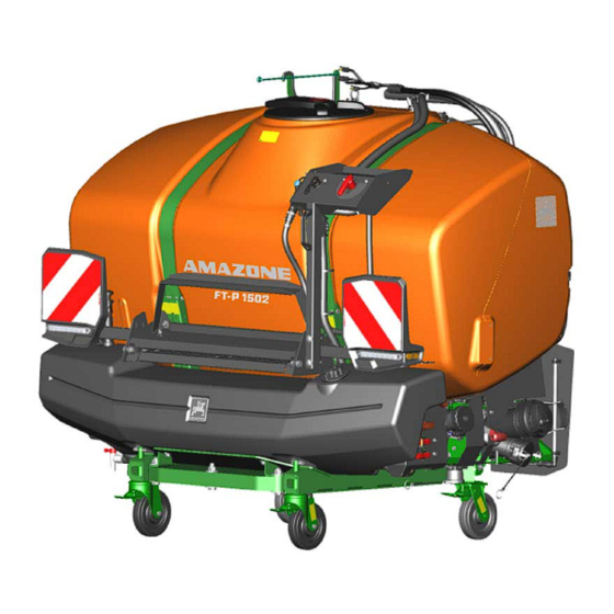 Amazone FT-P 1502 Betriebsanleitung