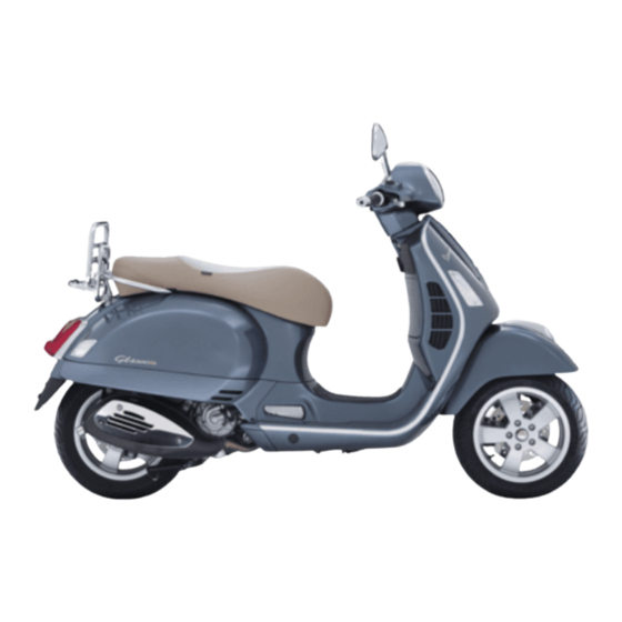 VESPA GTS 250 Bedienungsanleitung
