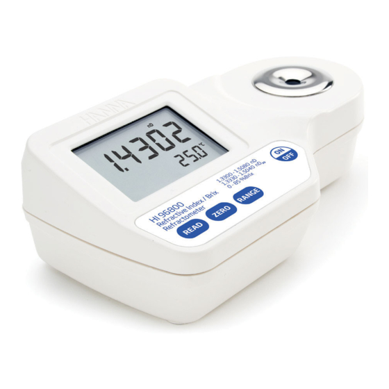 Hanna Instruments HI96800 Bedienungsanleitung