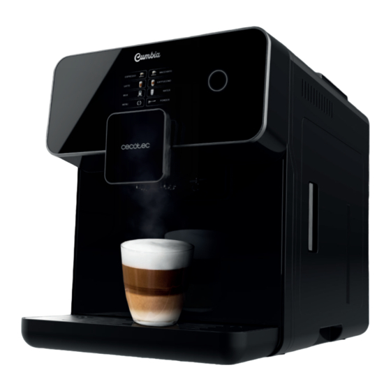 cecotec Cumbia POWER MATIC-CCINO 8000 TOUCH Serie BIANCA Bedienungsanleitung