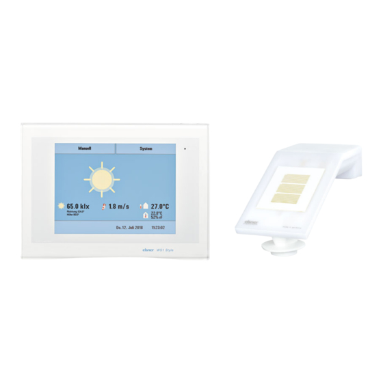 elsner elektronik WS1 Style Installation Und Bedienung