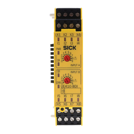 SICK UE410 Safeguard Detector Box Betriebsanleitung