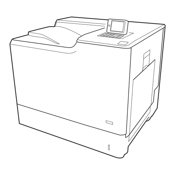 HP Color LaserJet Enterprise M652 Benutzerhandbuch