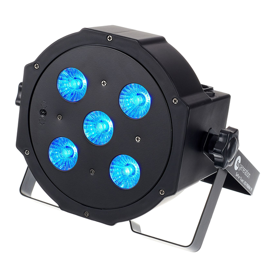 thomann fun generation SePar Hex LED RGBAW UV IR Bedienungsanleitung