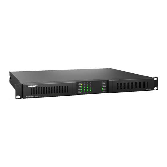 Bose PowerShareX Installationsanleitung