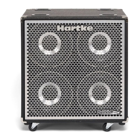 Hartke Hydrive series Handbuch