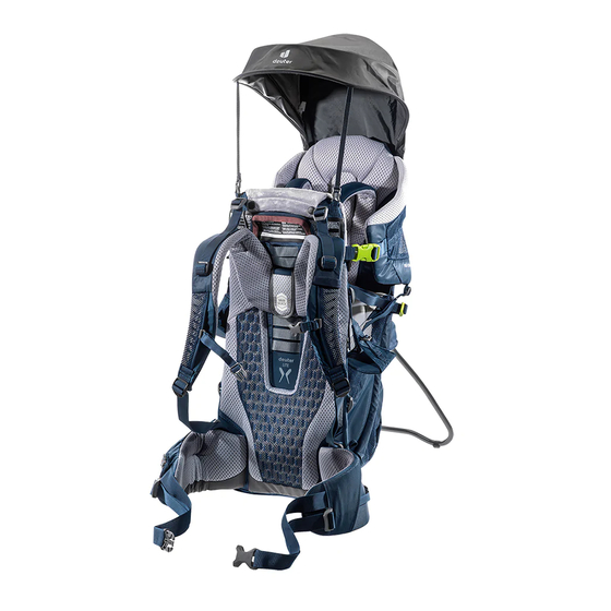 deuter KID COMFORT ACTIVE Bedienungsanleitung
