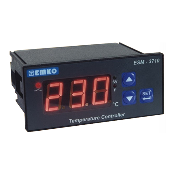 EMKO ESM-3710 Bedienungshandbuch