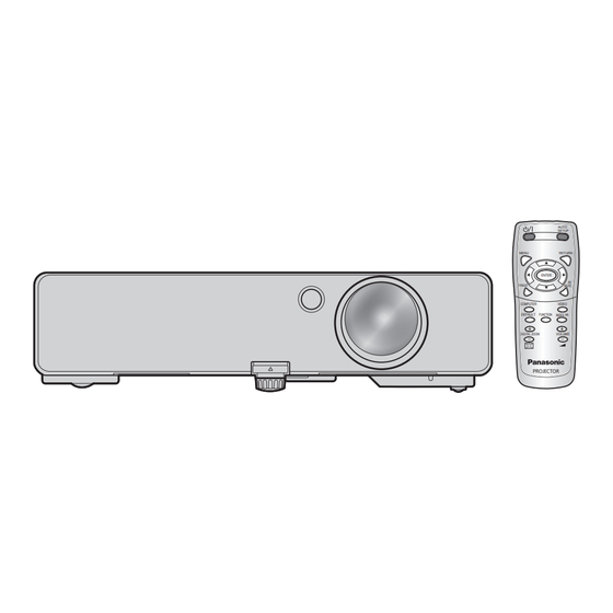 Panasonic PT-LB2E Bedienungsanleitung Für Den Netzwerkbetrieb