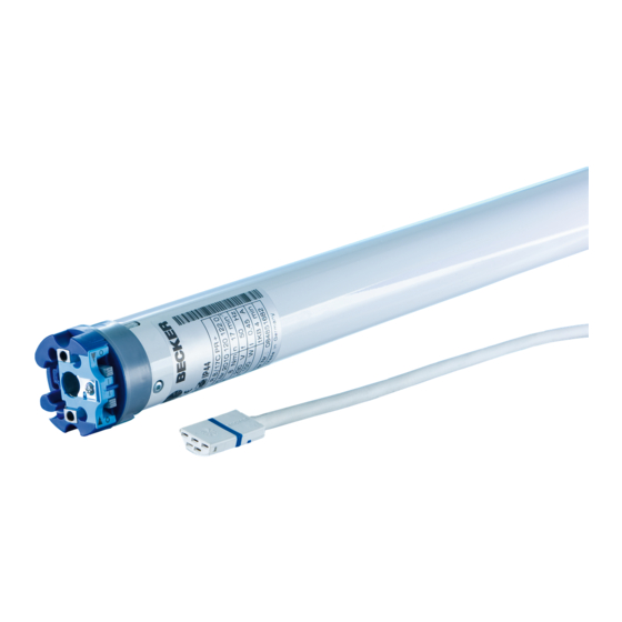 Becker c-plug R8/17C PR+ Montage- Und Betriebsanleitung