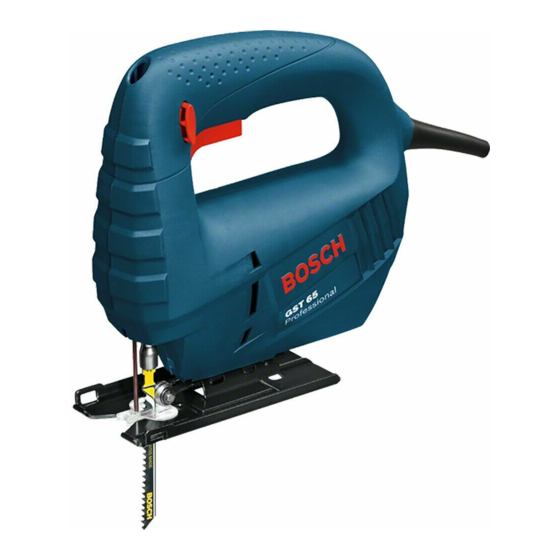 Bosch GST Professional 65 Originalbetriebsanleitung