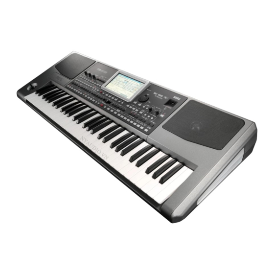 Korg PA 900 TK Handbücher