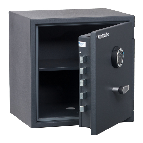 Chubbsafes Cobra Pro serie Kurzanleitung