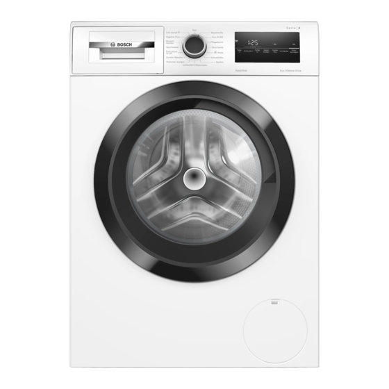 Bosch WAN282ECO5 Gebrauchsanleitung