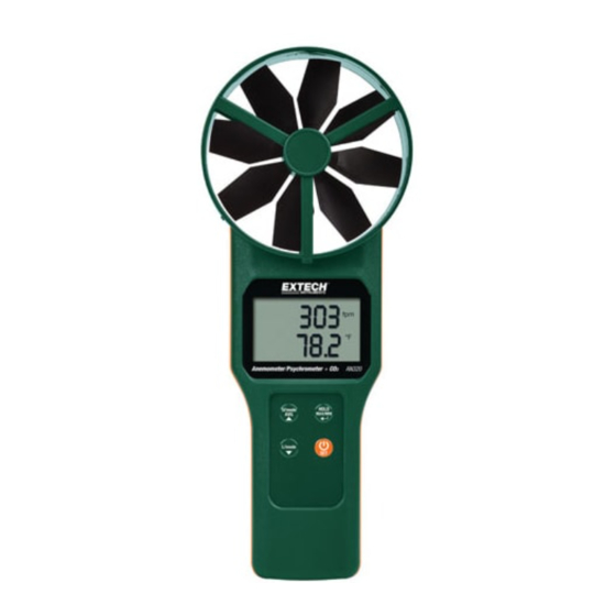 Extech Instruments AN320 Benutzerhandbuch