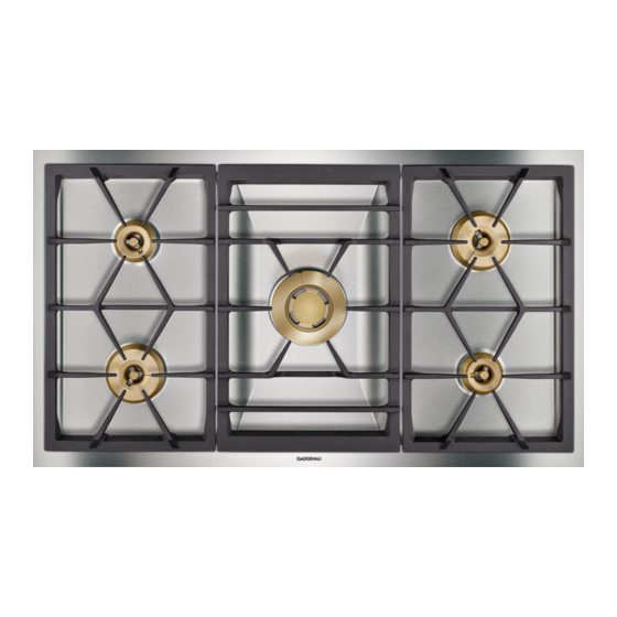Gaggenau VG491115 Montageanleitung