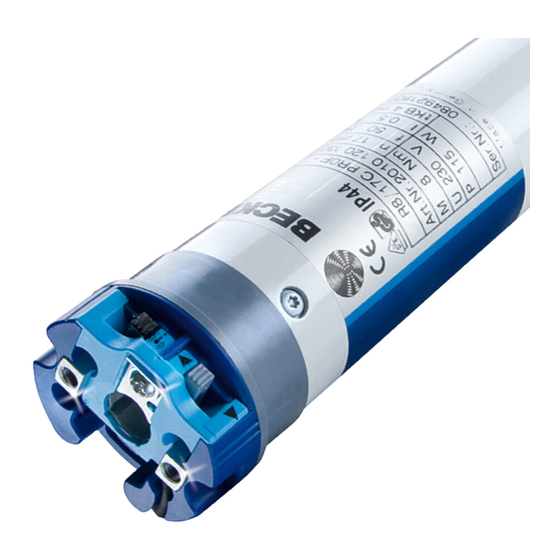 Becker R8/17C PRF+ Montage- Und Betriebsanleitung
