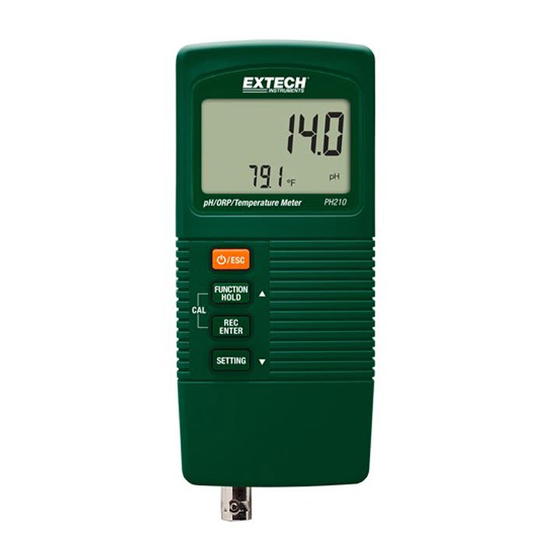 Extech Instruments PH210 Benutzerhandbuch