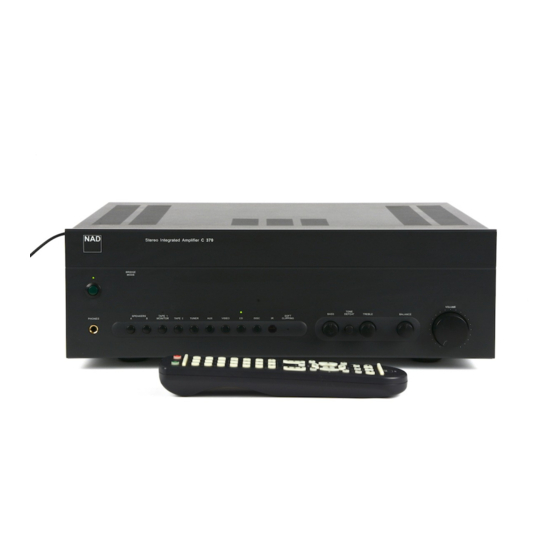 NAD C370 Bedienungsanleitung