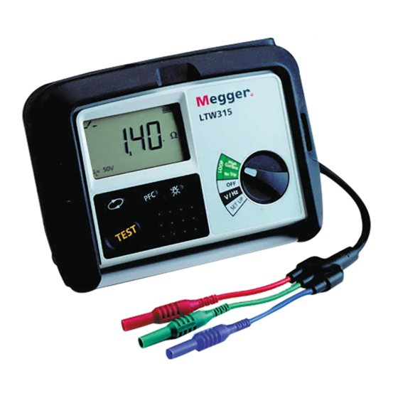 Megger LTW300 Serie Benutzerhandbuch