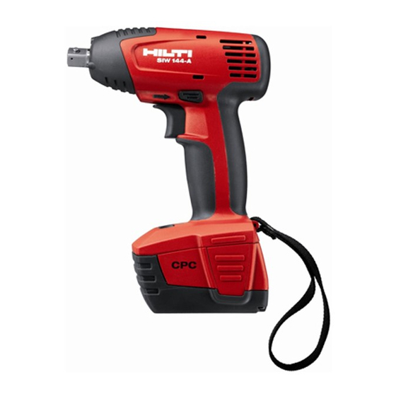 Hilti SID 121-A Bedienungsanleitung
