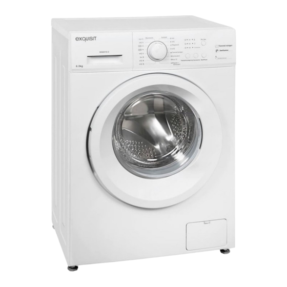 exquisit WA 6010-2 Gebrauchs- Und Installationsanweisung