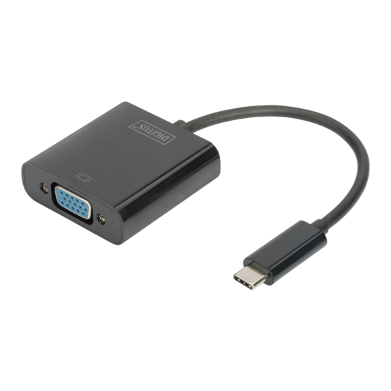 Digitus DA-70853 Anleitung