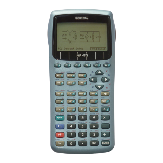 HP 49G Kurzanleitung